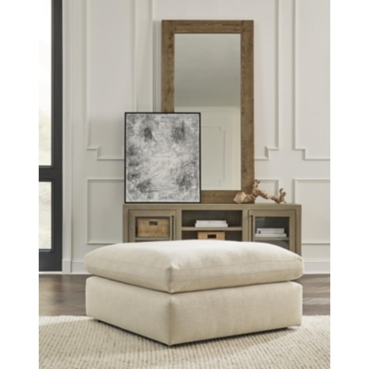 Elyza Oversized Accent Ottoman - Image 3
