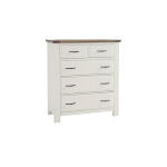 Maple Road Two-Tone Chest - 5 Drawer