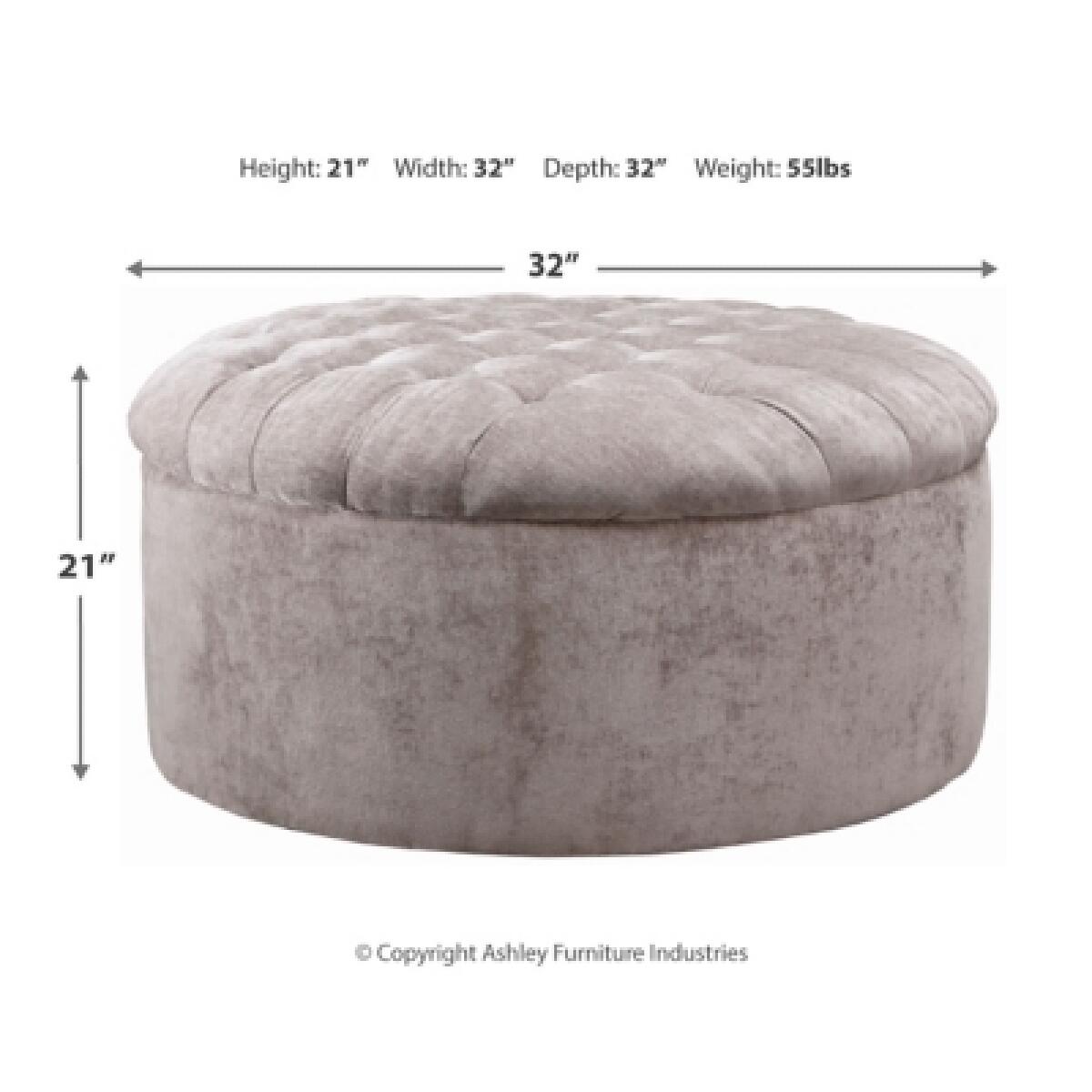 Carnaby Oversized Accent Ottoman - Image 5