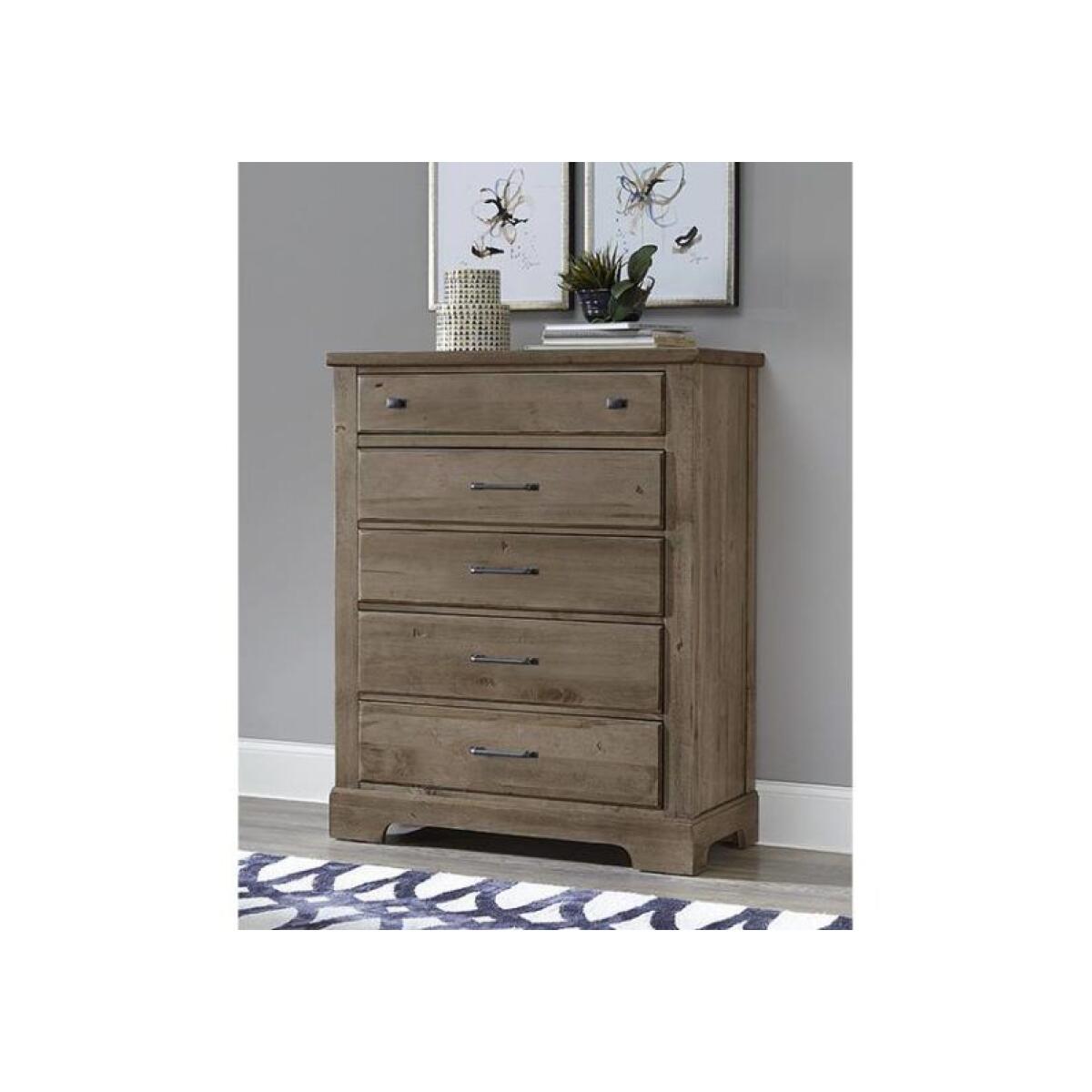 Artisan & Post Cool Rustic Stone Grey Chest - Image 2