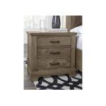 Artisan & Post Cool Rustic Stone Grey Nightstand - Image 2