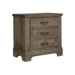 Artisan & Post Cool Rustic Stone Grey Nightstand
