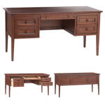GAC McKenzie 4‑Drawer Desk