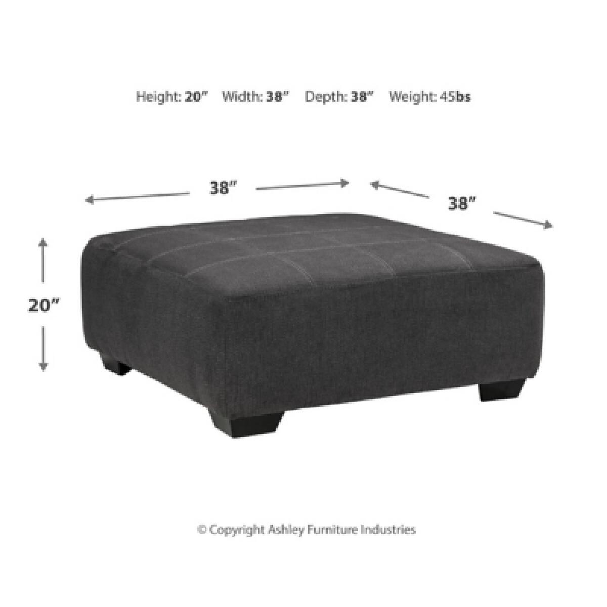 Ambee Oversized Accent Ottoman - Image 5