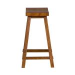 Creations 24 Inch Sawhorse Counter Stool - Tobacco - Image 5