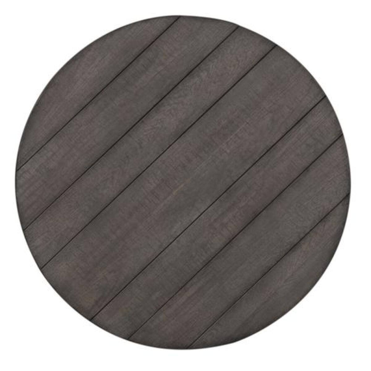 Modern Farmhouse Splay Leg Round Cocktail Table Brown - Image 4