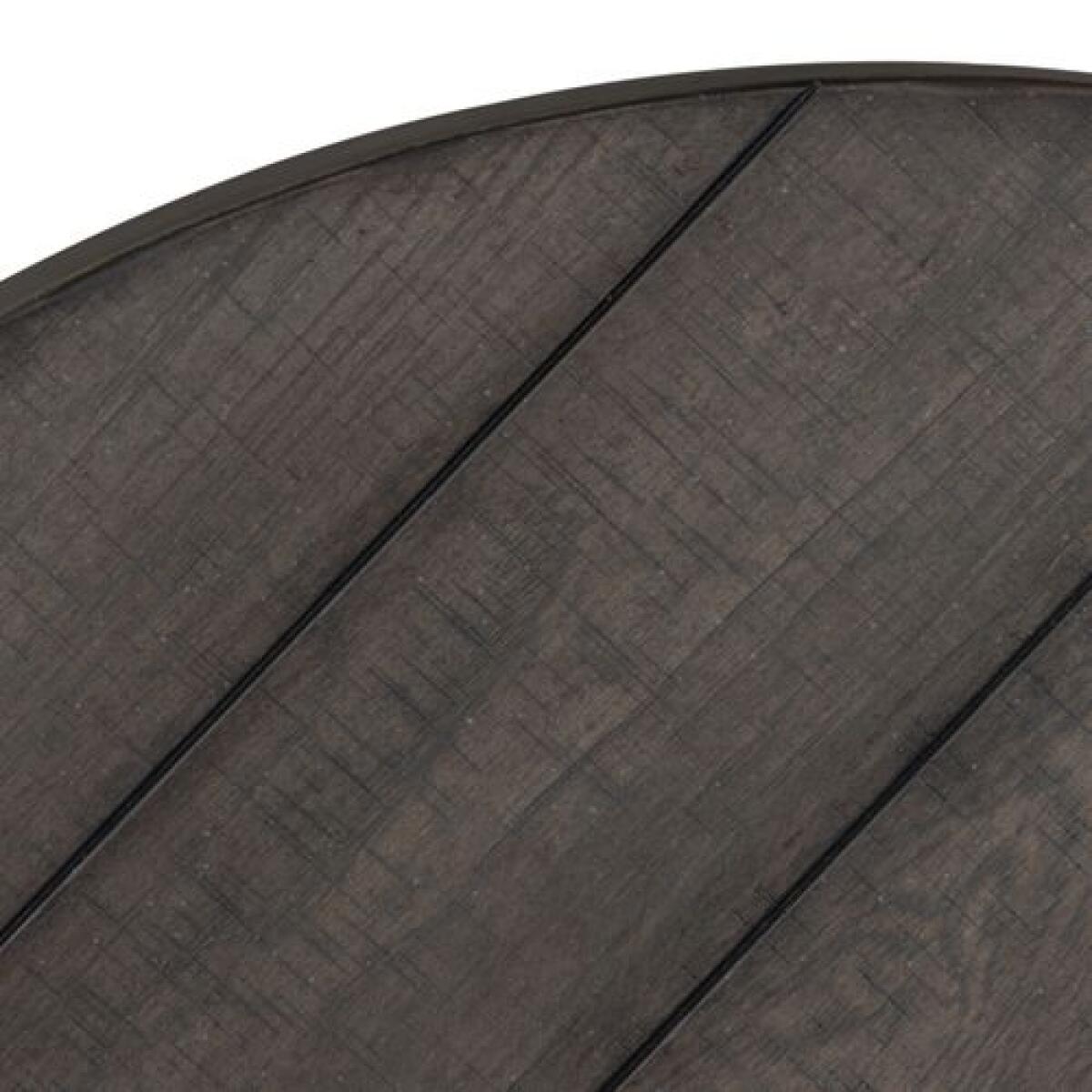 Modern Farmhouse Splay Leg Round Cocktail Table Brown - Image 5