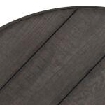 Modern Farmhouse Splay Leg Round Cocktail Table Brown - Image 5