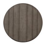 Modern Farmhouse Splay Leg Round End Table in Brown - Image 5