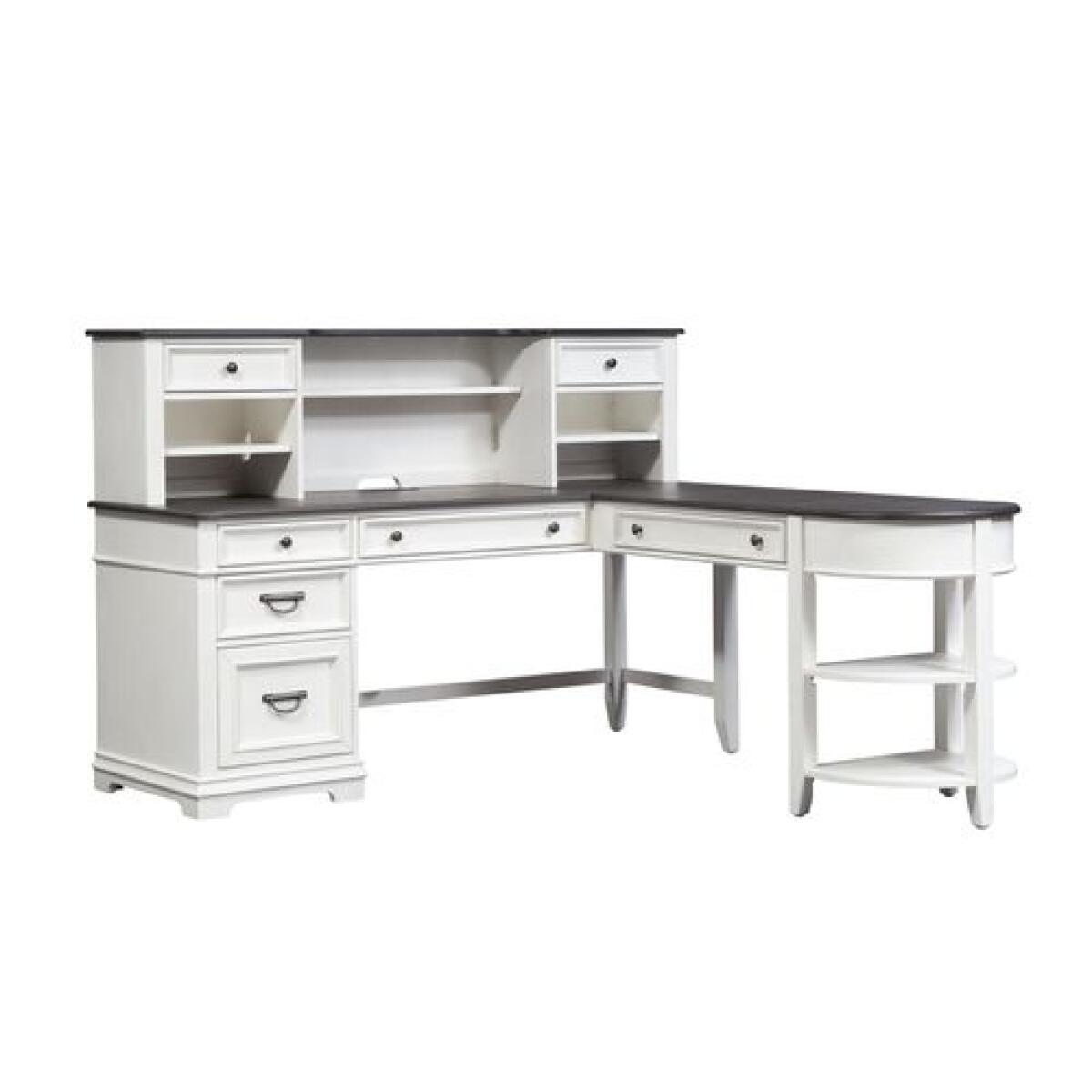 Allyson Park Home Office L Shaped Desk Set - Image 3