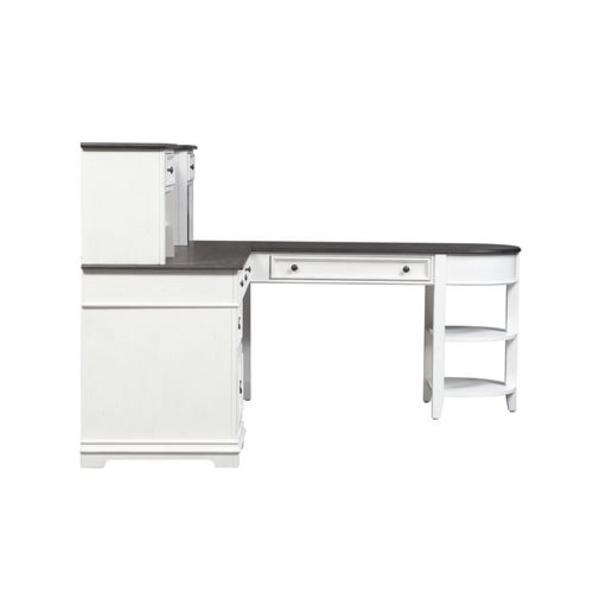 Allyson Park Home Office L Shaped Desk Set - Image 9