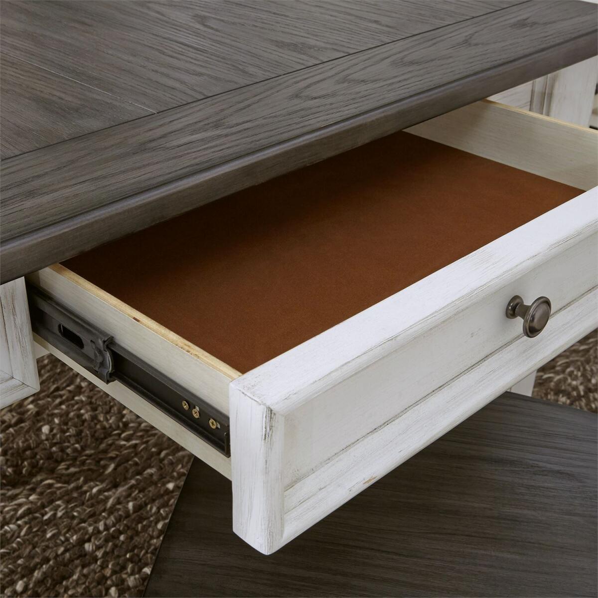 Allyson Park Rectangular Leg Table - Image 3