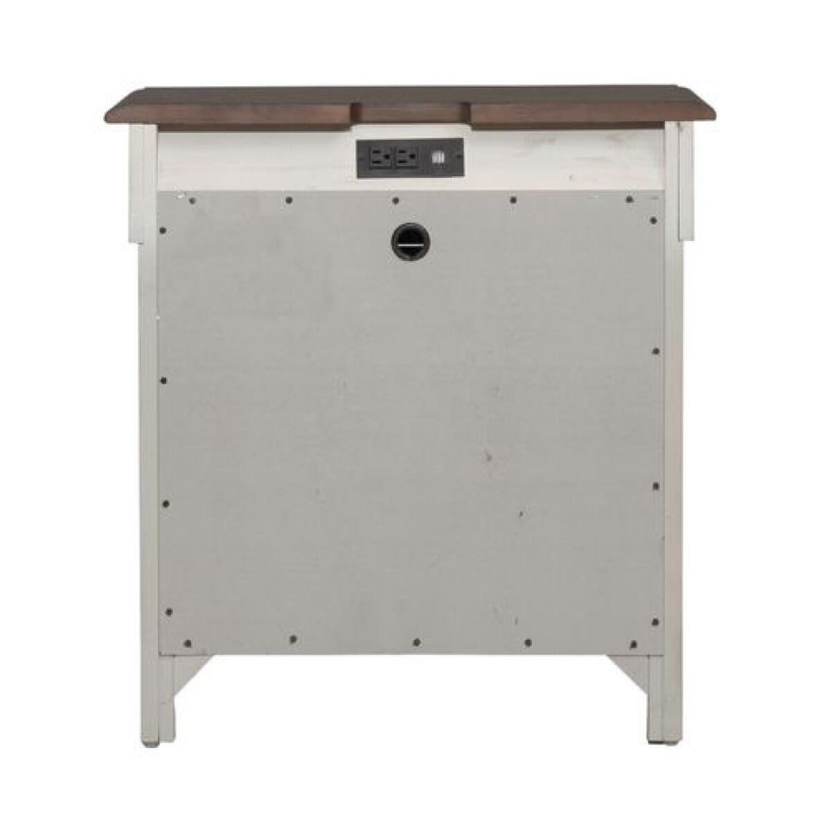 Ivy Hollow 3 Drawer Night Stand w/ Charging Station - Image 5