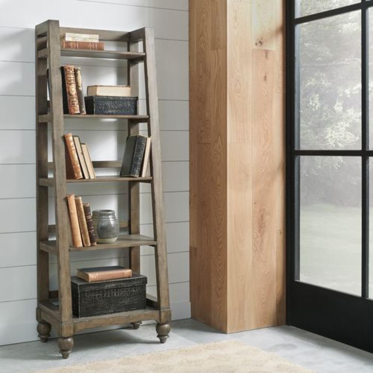 Americana Farmhouse Leaning Pier Bookcase - Image 4