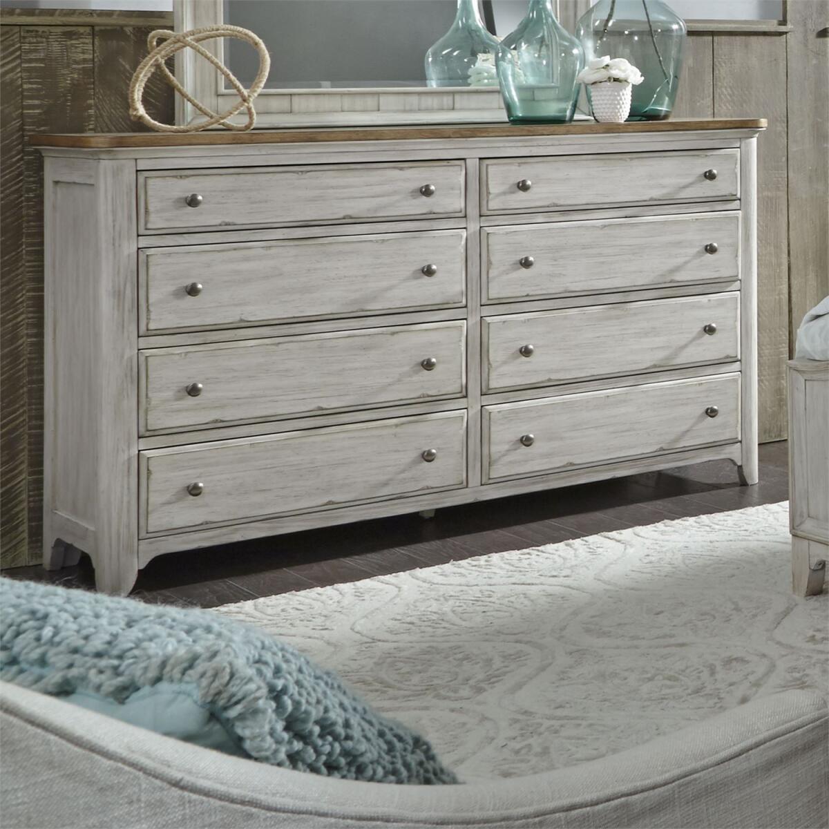 Farmhouse Reimagined 8 Drawer Dresser - Image 2