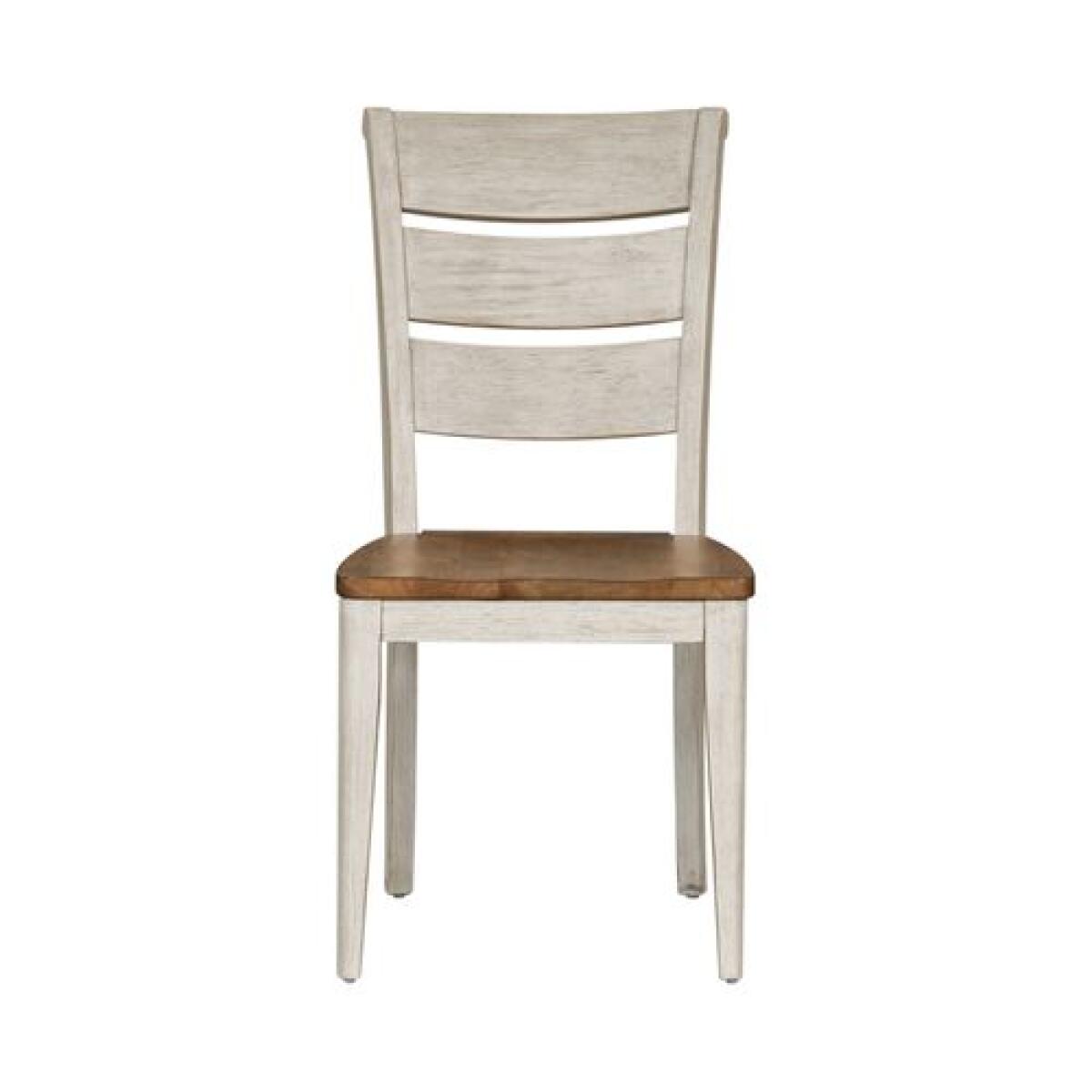 Farmhouse Reimagined Ladder Back Side Chair - Image 2