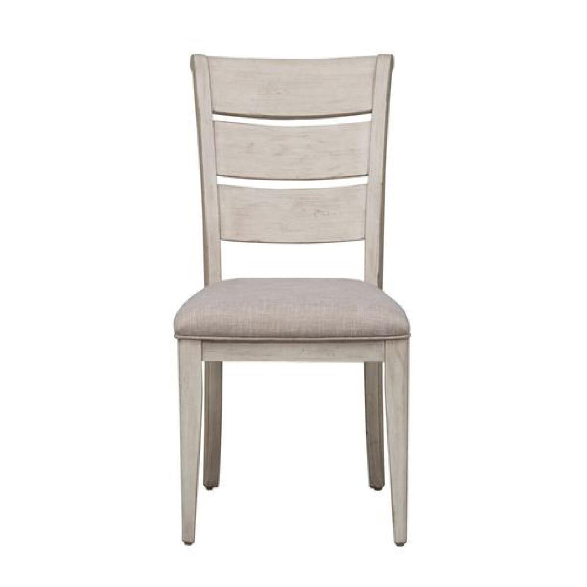 Farmhouse Reimagined Ladder Back Uph Side Chair - Image 2