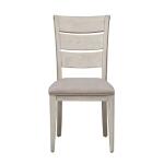 Farmhouse Reimagined Ladder Back Uph Side Chair - Image 2