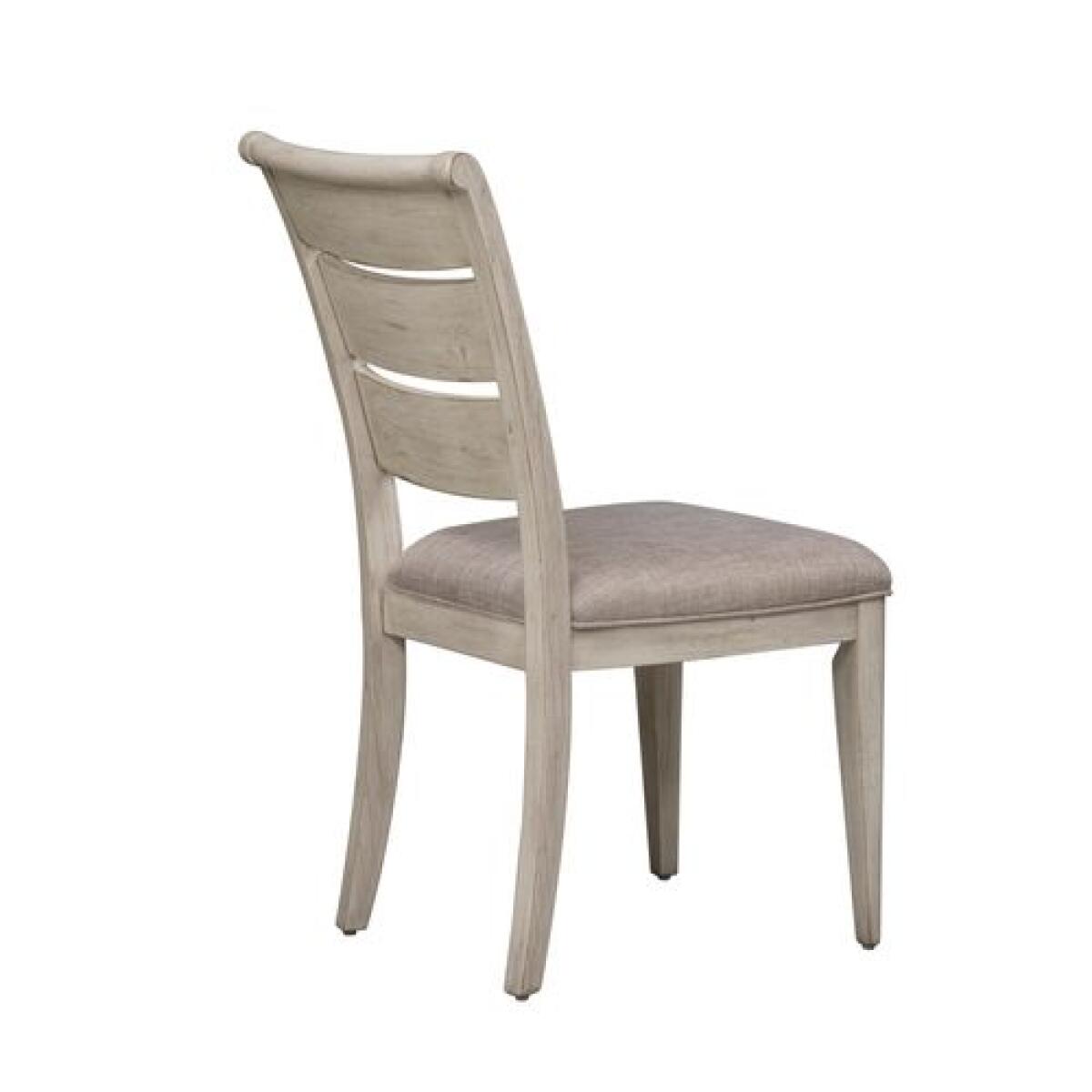Farmhouse Reimagined Ladder Back Uph Side Chair - Image 3
