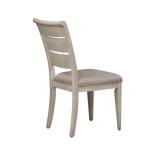 Farmhouse Reimagined Ladder Back Uph Side Chair - Image 3