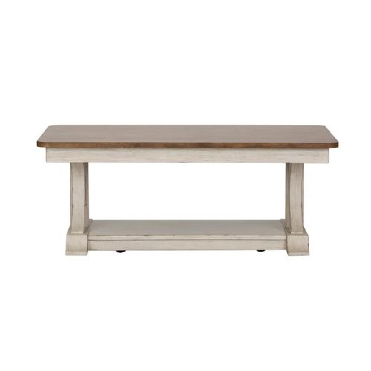 Farmhouse Reimagined Rectangular Cocktail Table - Image 3