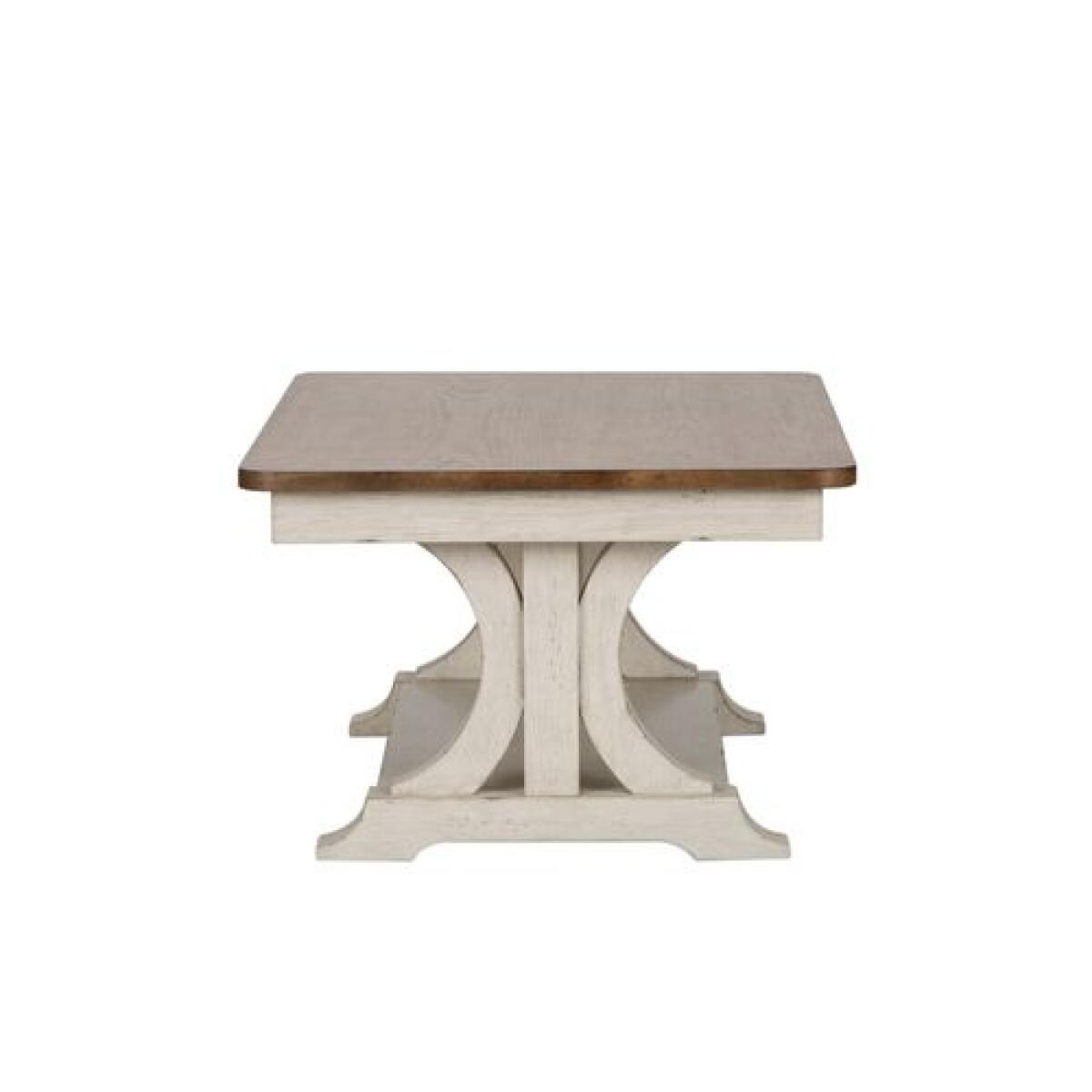 Farmhouse Reimagined Rectangular Cocktail Table - Image 4