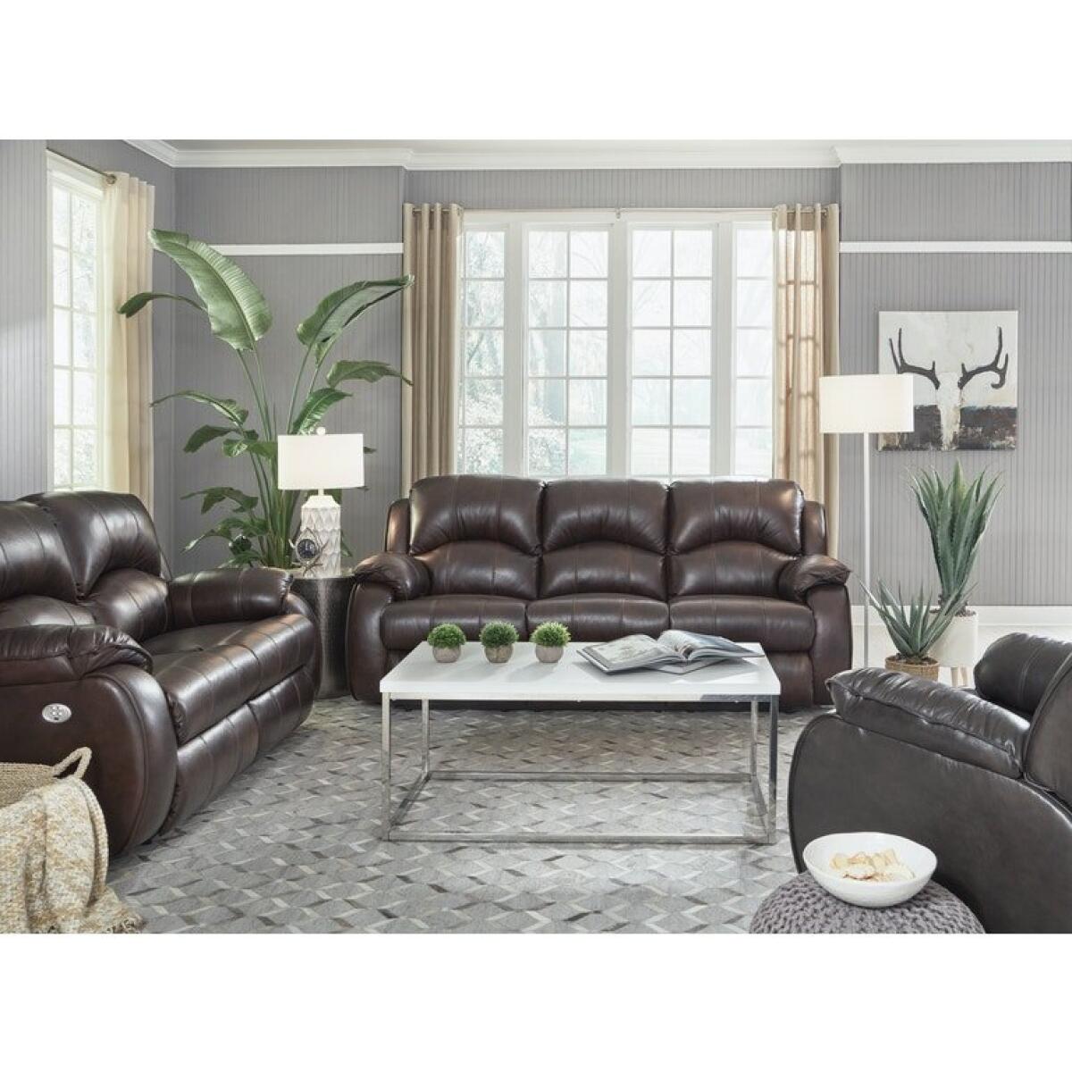 Cagney Power Headrest Double Reclining Sofa - Image 2