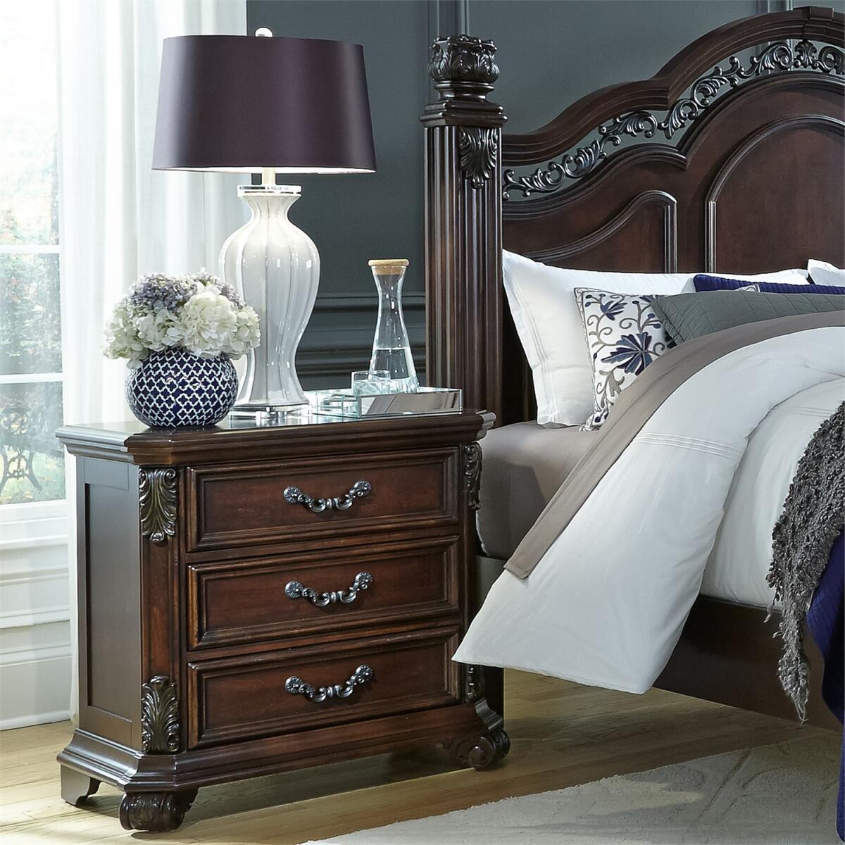 Messina Estates 3 Drawer Night Stand - Image 2