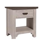 LMCO Home Bungalow Home Nightstand - 1 Drawer Dover Grey/Folkstone