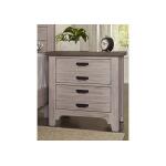 LMCO Home Bungalow Nightstands - 2 Drawer Dover Grey/Folkstone - Image 2