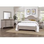 LMCO Home Bungalow Home Double Dresser - 6 Drawer Dover Grey/Folkstone - Image 2