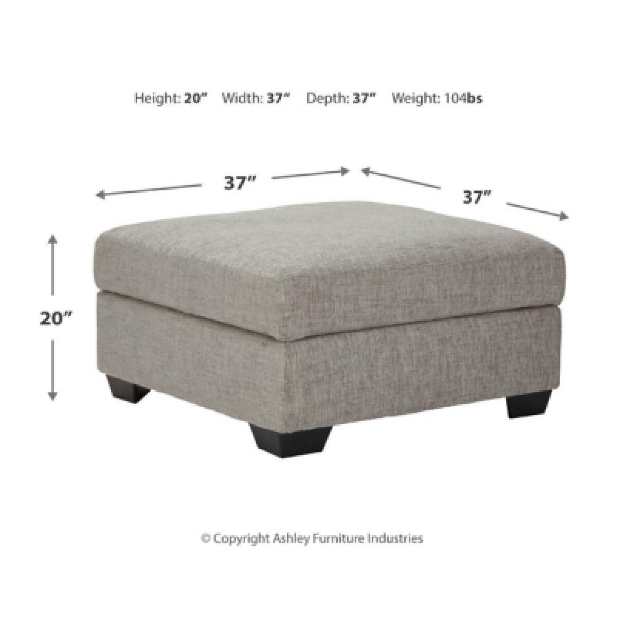 Megginson Ottoman With Storage - Image 5