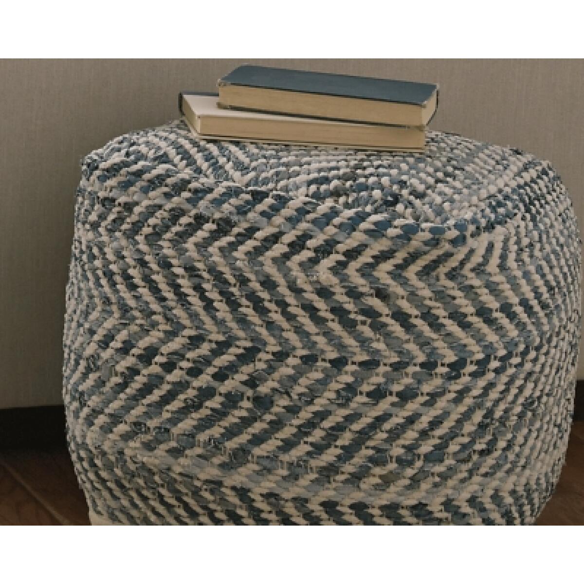 Chevron Pouf - Image 3