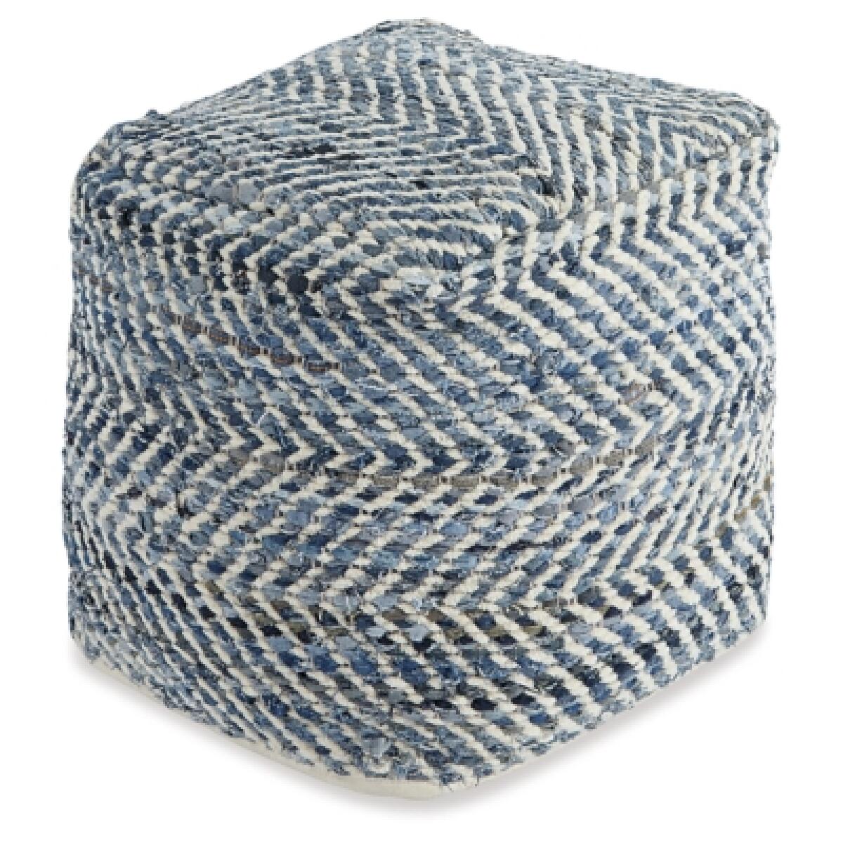 Chevron Pouf - Image 2
