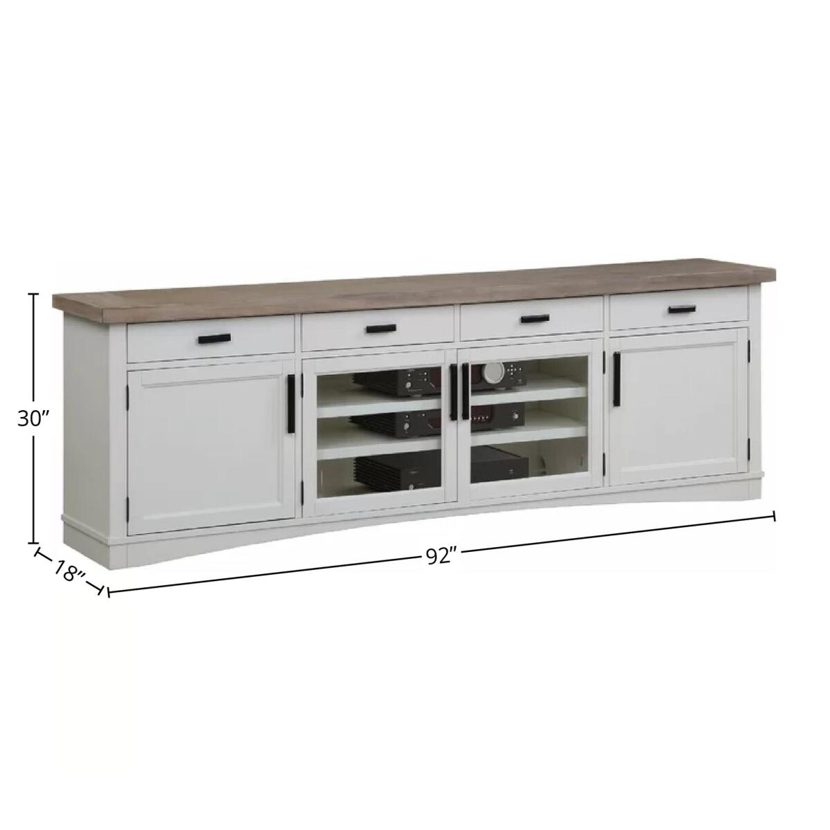 Americana Modern - Cotton 92 in. Tv Console - Image 2