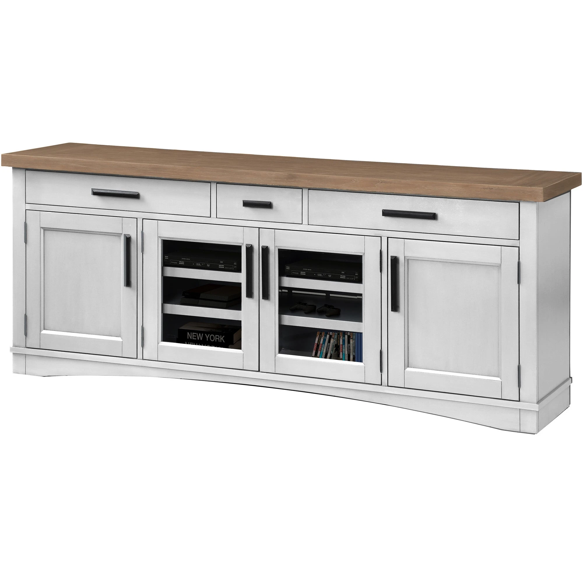 Americana Modern 76 Inch TV Console Cotton – Fiore Furniture - Altoona ...