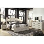 Cambeck King Panel Bed with 2 Storage Drawers - Image 7