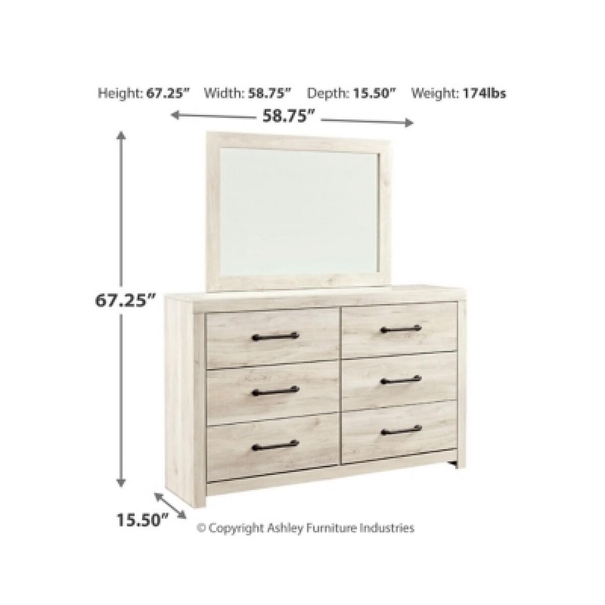 Cambeck Dresser and Mirror - Image 5