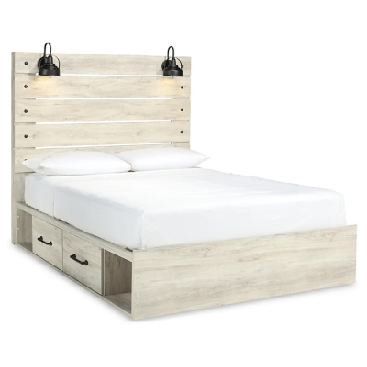 Cambeck Queen Panel Bed with 2 Storage Drawers - Image 2
