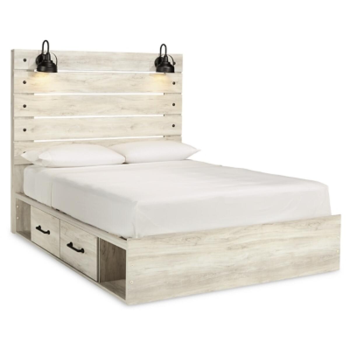 Cambeck Queen Panel Bed with 4 Storage Drawers - Image 2