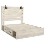 Cambeck Queen Panel Bed with 4 Storage Drawers - Image 4