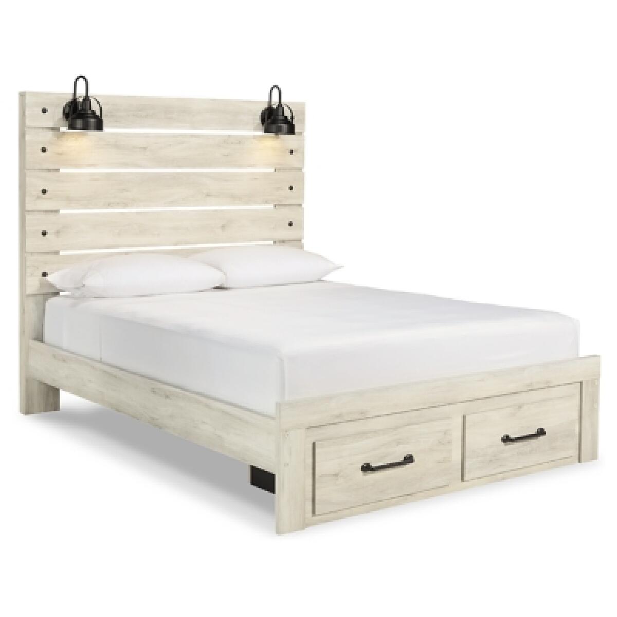 Cambeck Queen Panel Bed with 2 Storage Drawers - Image 2