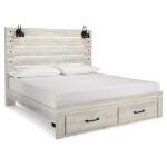 Cambeck King Panel Bed with 2 Storage Drawers - Image 2