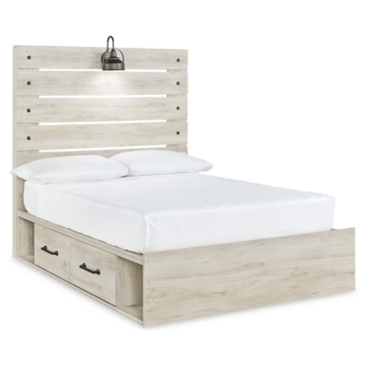 Cambeck Full Panel Bed with 4 Storage Drawers - Image 2