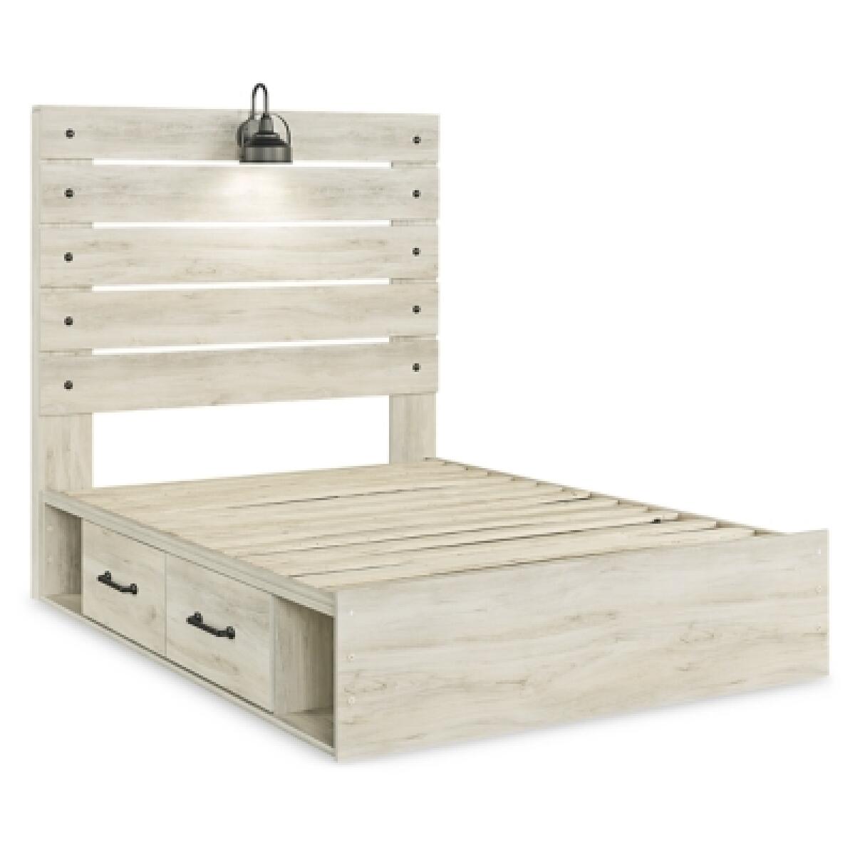 Cambeck Full Panel Bed with 4 Storage Drawers - Image 4