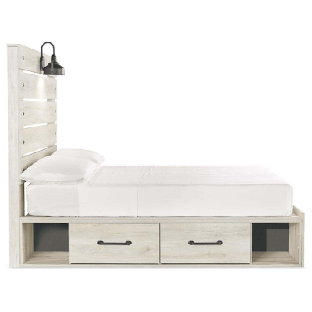 Cambeck Full Panel Bed with 4 Storage Drawers - Image 7