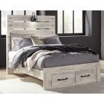 Cambeck Full Panel Bed with 2 Storage Drawers - Image 3