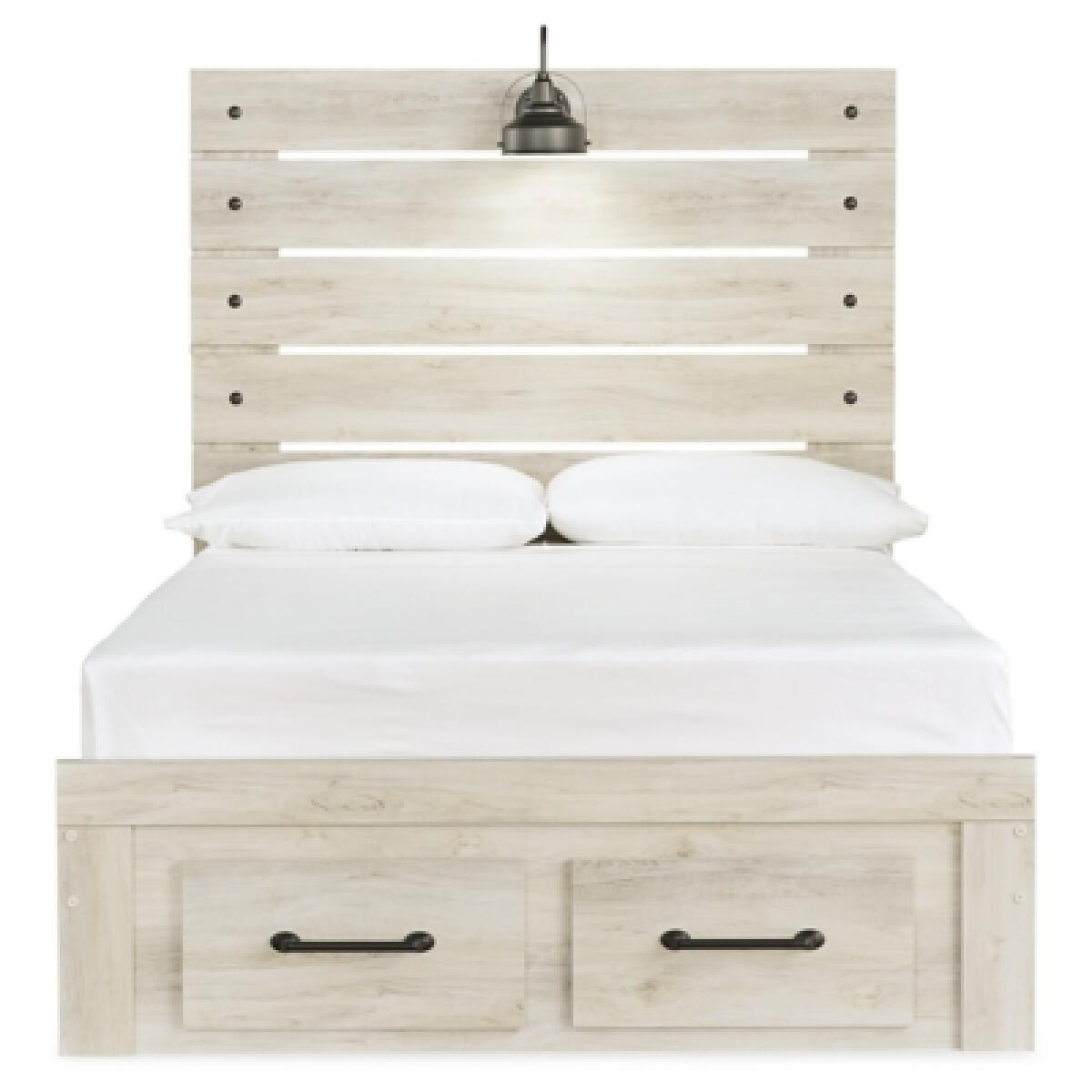 Cambeck Full Panel Bed with 2 Storage Drawers - Image 6