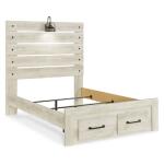 Cambeck Full Panel Bed with 2 Storage Drawers - Image 4