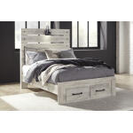 Cambeck Full Panel Bed with 2 Storage Drawers